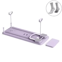 Multifunctional Fitness Abdominal Board with Timer, Non Slip Foldable for Home Gym