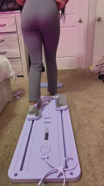 Multifunctional Fitness Abdominal Board with Timer, Non Slip Foldable for Home Gym