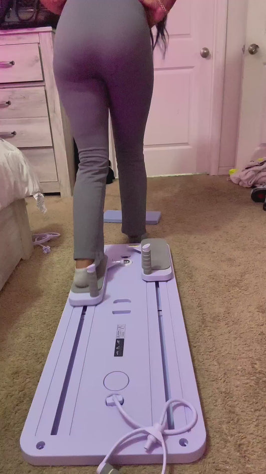 Multifunctional Fitness Abdominal Board with Timer, Non Slip Foldable for Home Gym